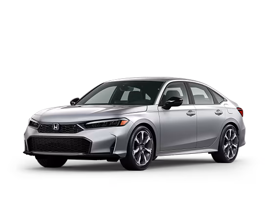 Honda Civic gray side view